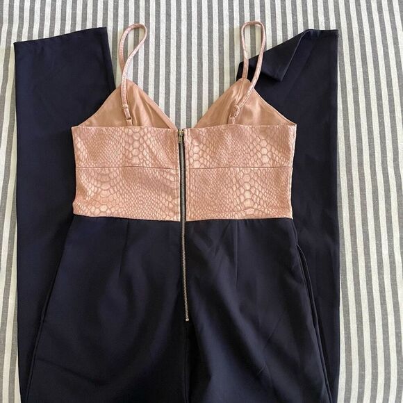 Soieblu Dual Color Jumpsuit Size Large - Picture 3 of 6